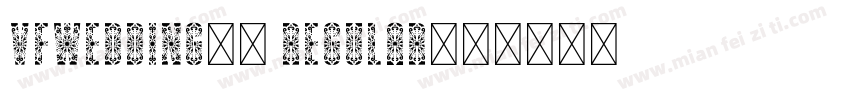 VfWedding26 Regular字体转换
